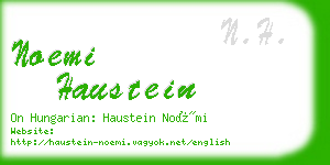 noemi haustein business card